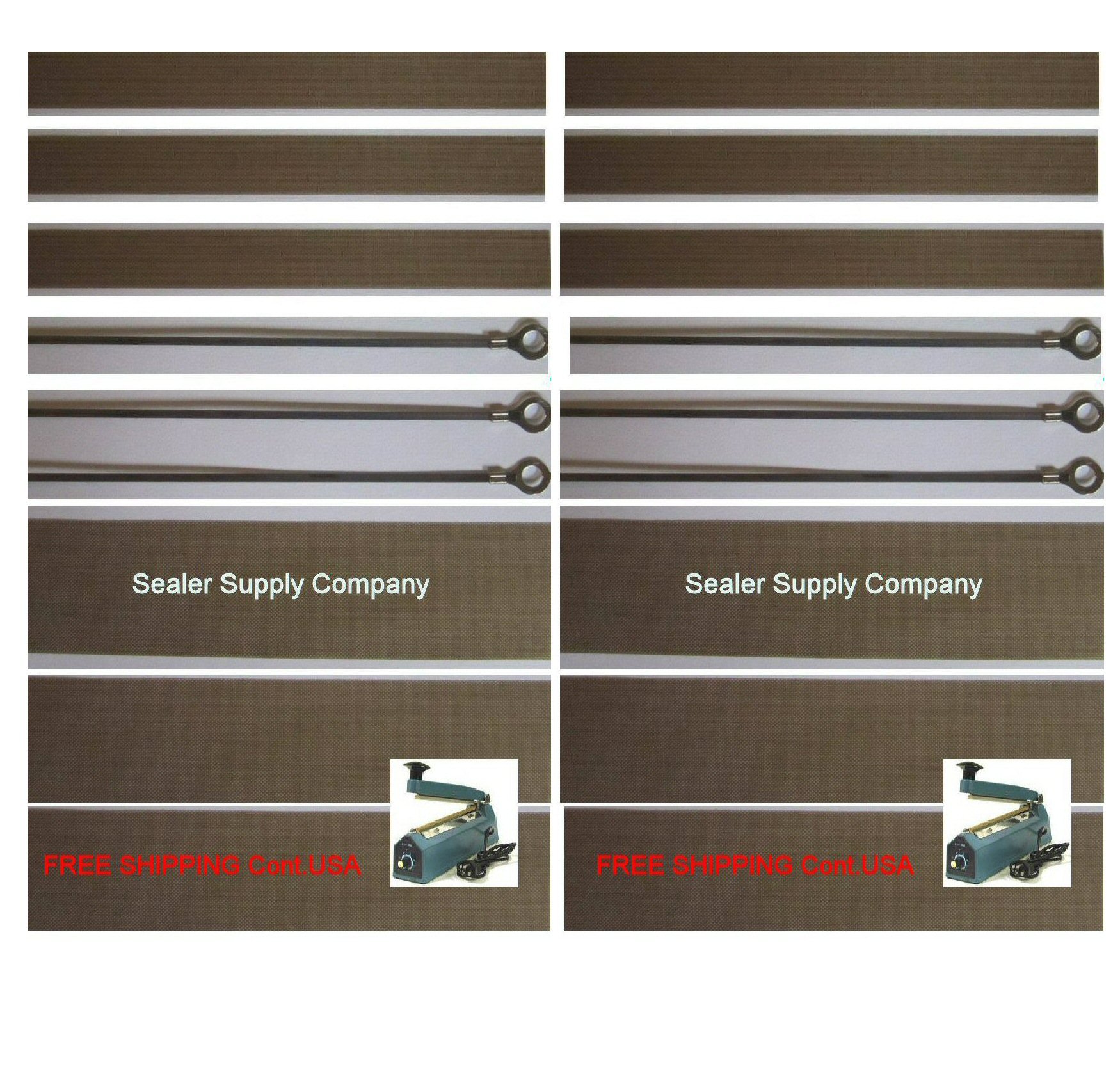 6 CORRECT Factory Service Kits - for 8" x 2 mm Hand