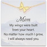 STORYJEWELLERY Mom Bracelet, Gifts for Mom, Butterfly Bracelet for Women, Moms Birthday Gifts, Mother Jewelry, Presents for Mother