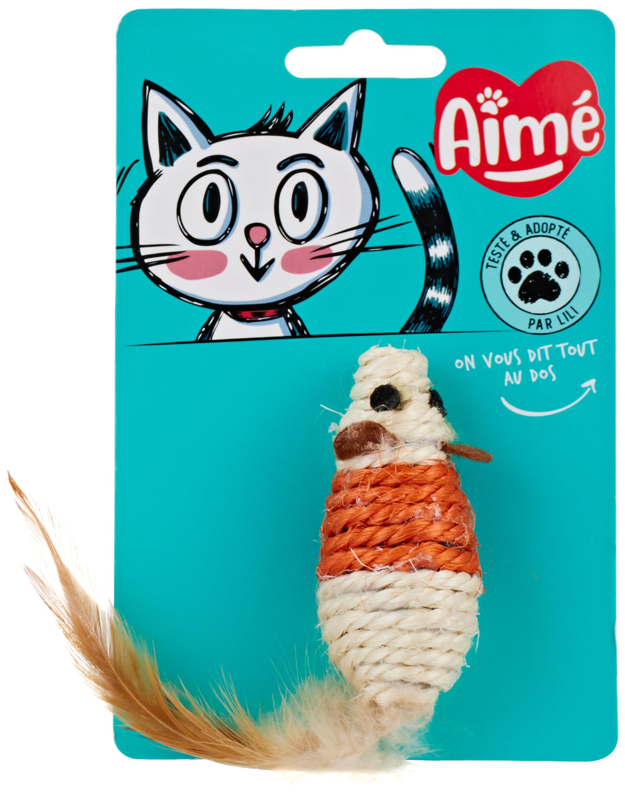 Aime Eco Sisal Mouse Toy for Cats