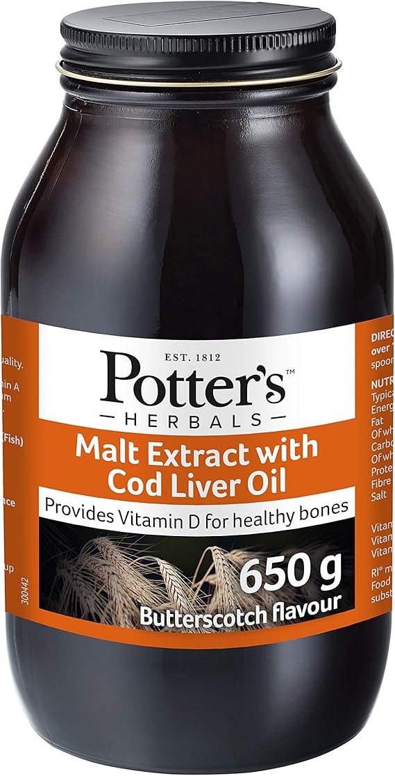 Potter's Herbals Malt Extract with Cod Liver Oil