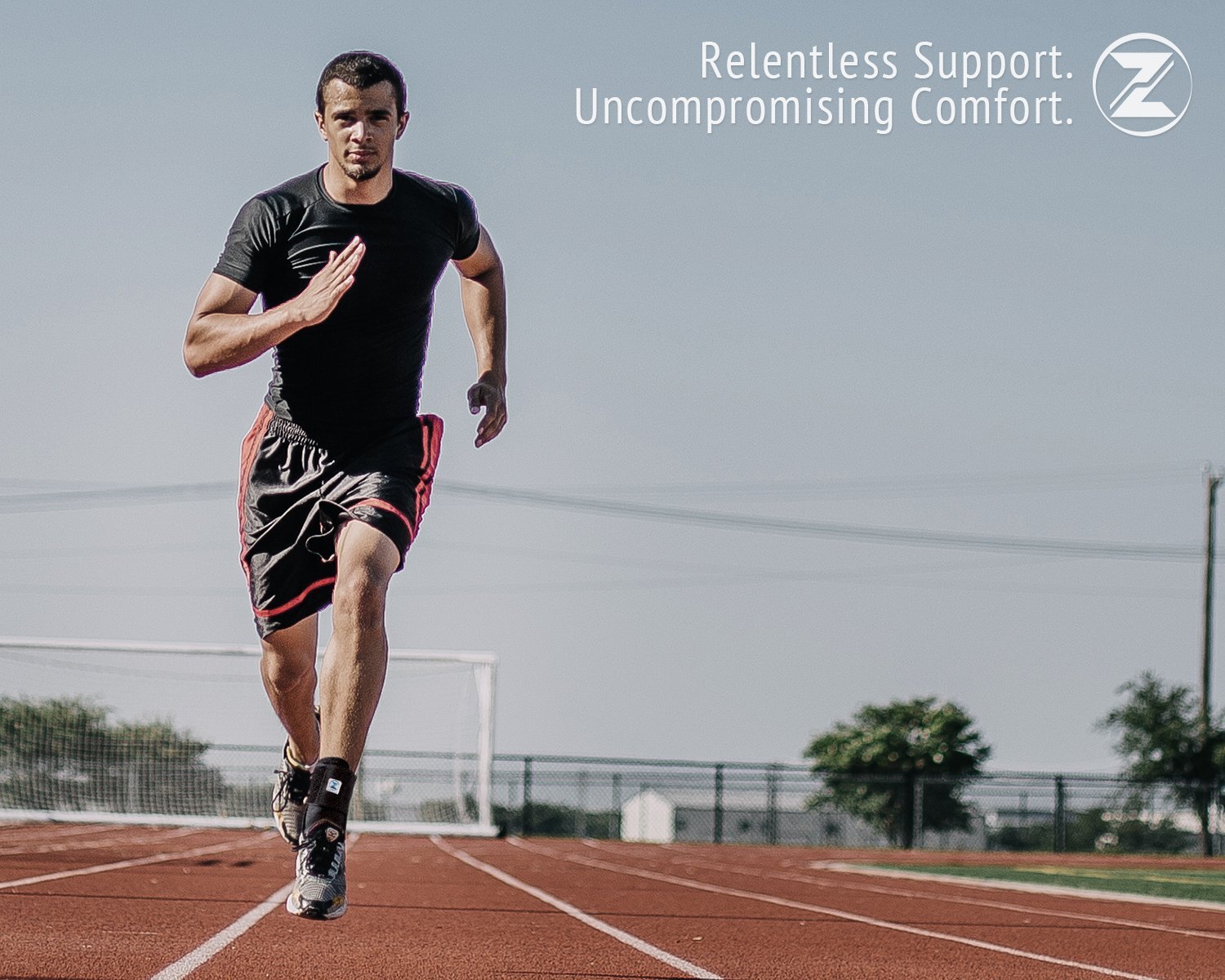 Zenith Ankle Brace, Lace Up Adjustable Support For Running