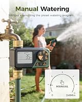 Diivoo Water Sprinkler Timer, Brass Inlet/Outlet, Flexible Irrigation view 7