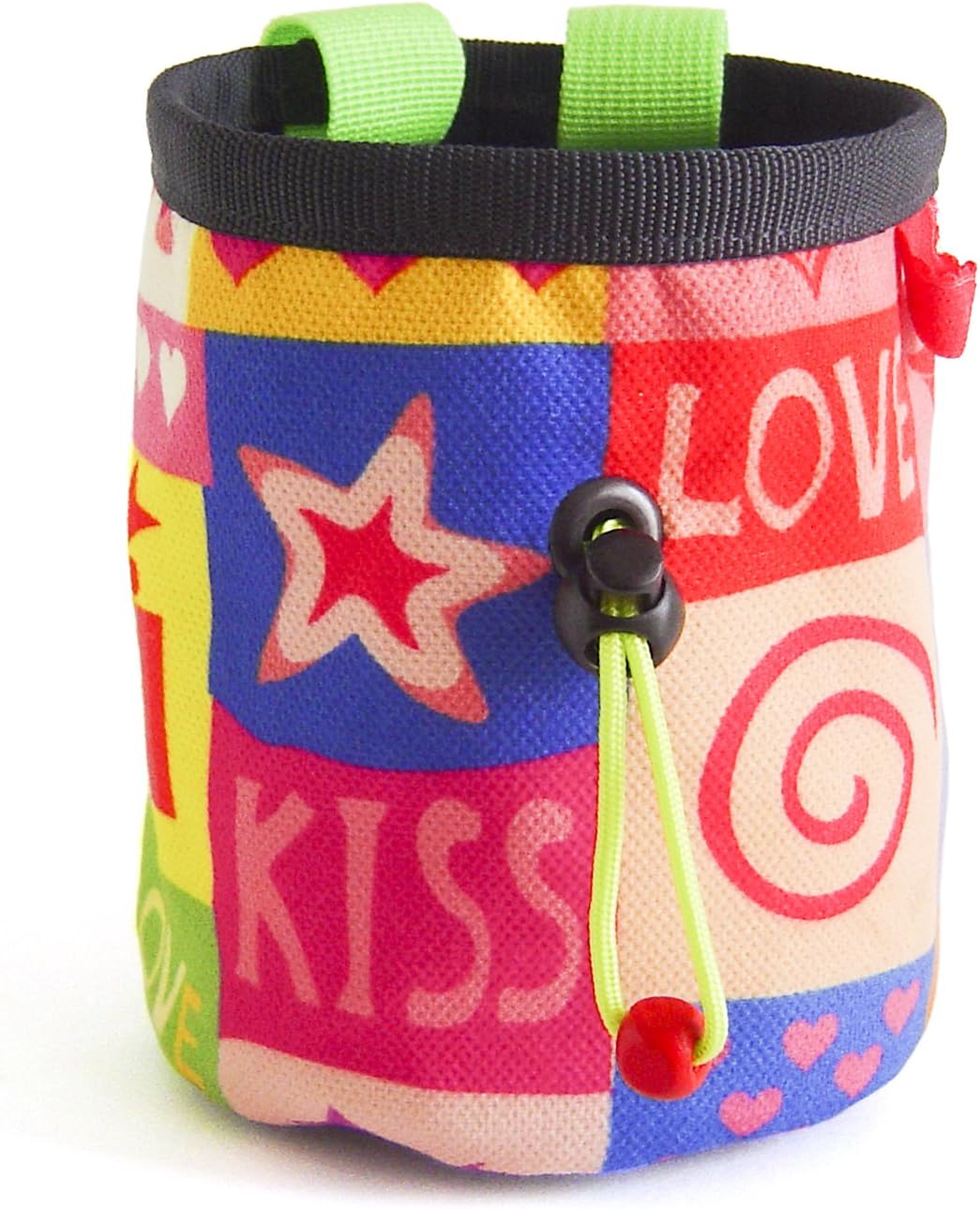 Funky Chalk Bag Climbing for Rock Climb and Bouldering M Size