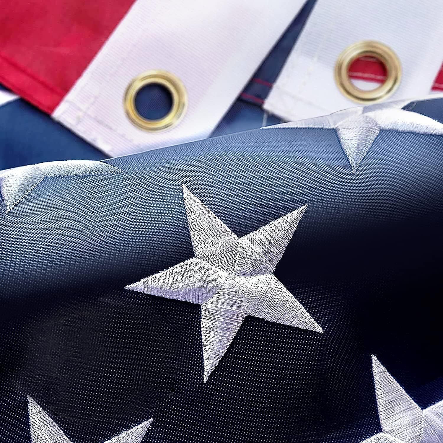 Flags - American Flag,US Flag 3x5,American Flags For Outside 3x5,Heavy Duty Durable Flags for Outdoors, Brass Grommets，The Best Embroidered Stars and Sewn Stripes American Flags.