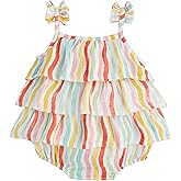 Mud Pie Baby Girls Mud Pie Children's Rainbow Tier Bubble