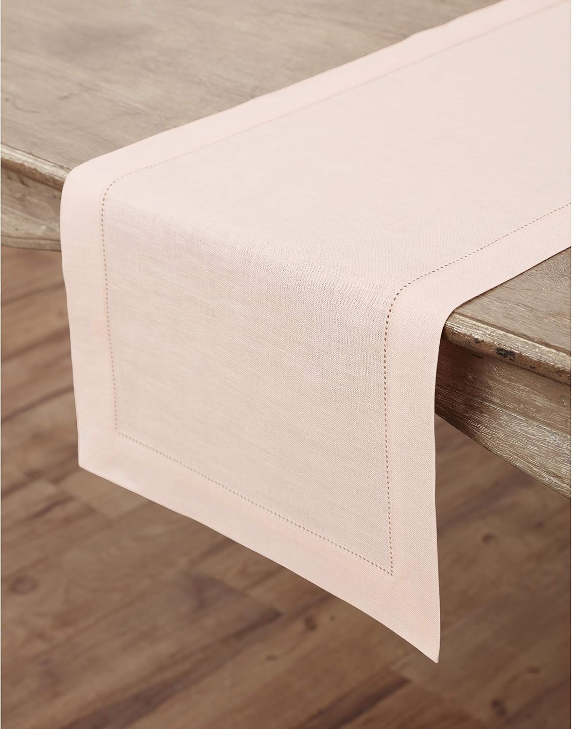 Best pink linen table runner