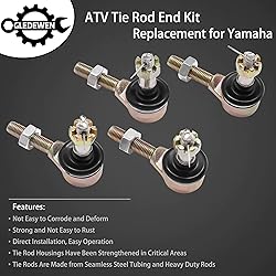 Tie Rod End 4 and Tie Rod 2 Kit, Compatible With