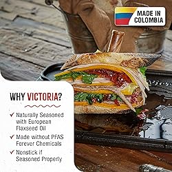 Victoria Rectangular Cast Iron Griddle. Double