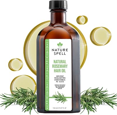 Nature Spell Rosemary Oil for Hair Growth 150 ml Pre-Diluted Scalp Oil