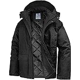 CONOMAX Mens Winter Jacket Warm Winter Coat Water Repellent Ski Snowboard Parka Jackets Hooded Windproof Windbreaker