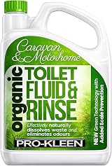 Pro-Kleen Organic Caravan Toilet Chemical Fluid Rinse 2L Eco-Friendly