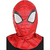 Jazwares Marvel Boys Spider Man Mask, Halloween Costume Superhero Accessory, Child - Officially Licensed Standard Red