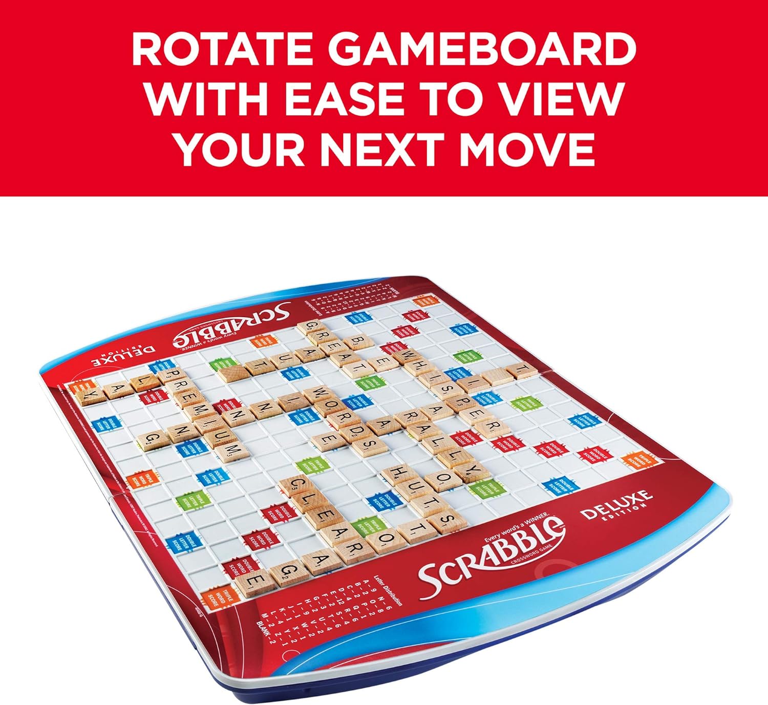 Hasbro Scrabble Deluxe Edition ( Exclusive): Toys & Games