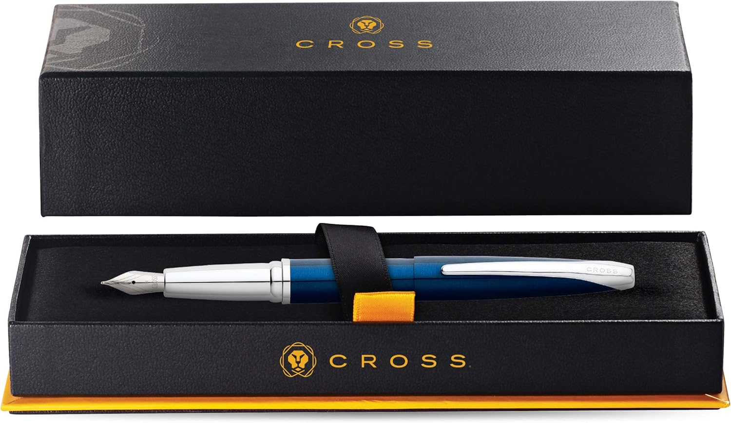 CROSS ATX Medium Nib Fountain Pen - Translucent Blue, 886-37MS - Image 4