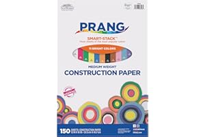 Pacon Sunworks Construction Paper, 12-Inchx18-Inch, Smart-Stack Assortment, 150-Sheet