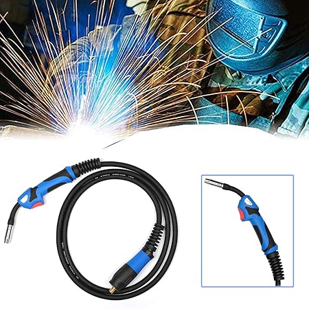 Schweißbrenner MB15 Schutzgas Schlauchpaket Schutzgas CO2 Welding Torch Gun Hals für MIG/MAG Schweißgerät 3M