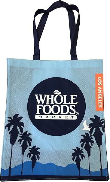 Amazon ホールフーズマーケット Whole Foods Market エコバック ロサンゼルス Whole Foods Market ホールフーズマーケット 保存用バッグ ポリ袋