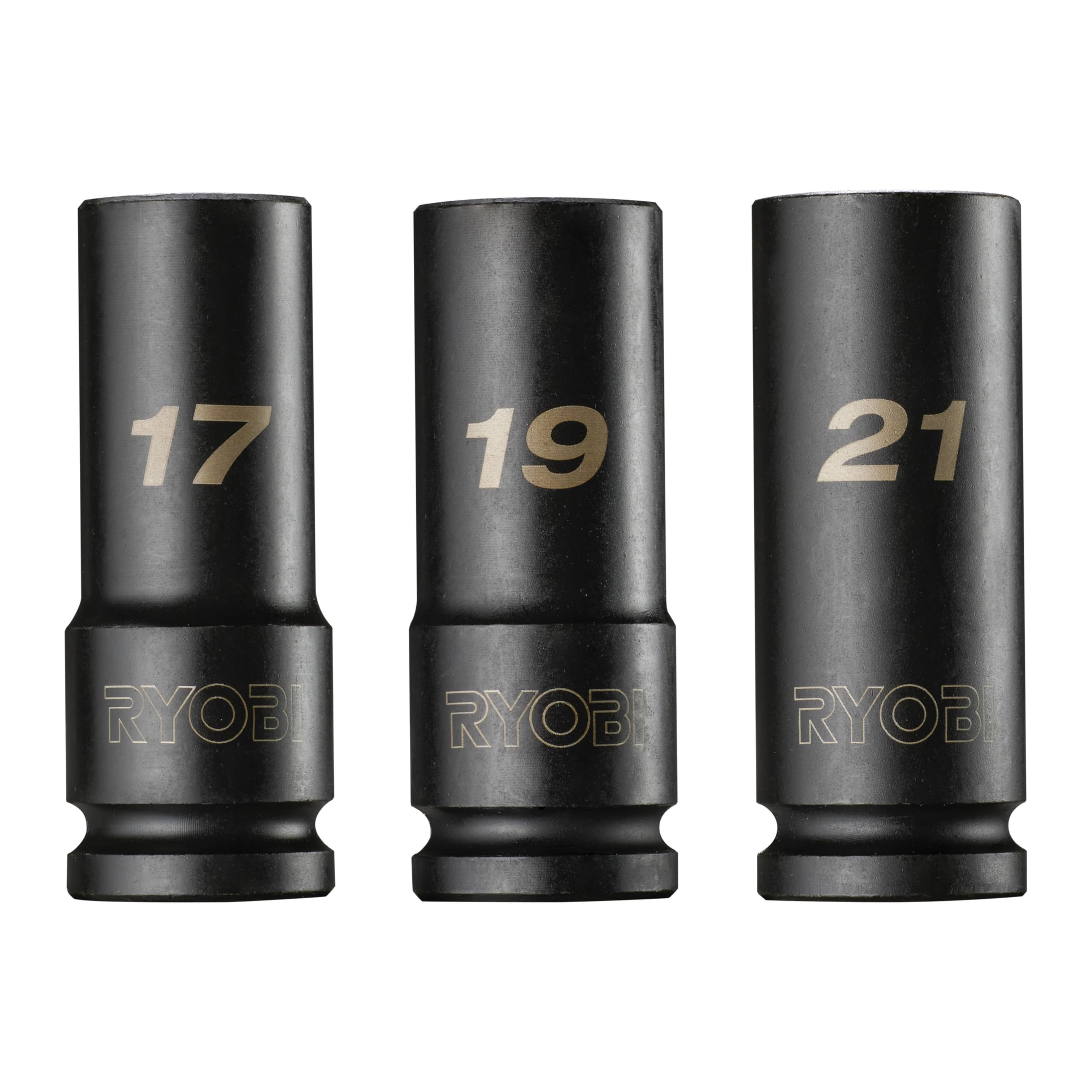 RYOBI RHDIS3PC Deep Well Impact Socket Set (3 Piece)