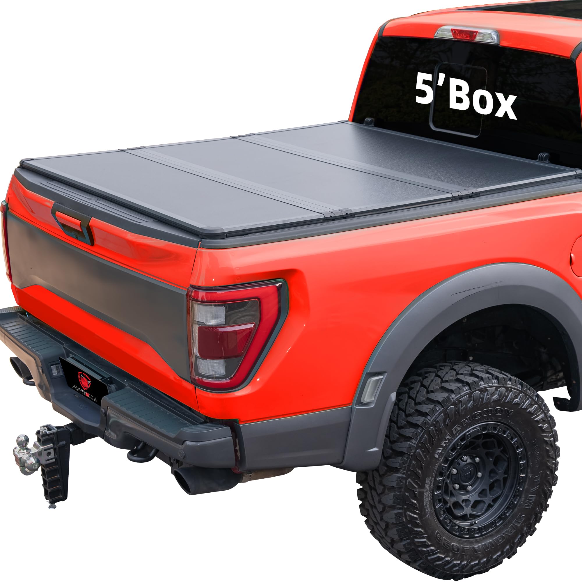 Photo 1 of Hard Top Tri Fold tonneau Cover Compatible with 2016-2025 Toyota Tacoma 5ft Bed (60.5"), Alloy Steel and Fiberglass Made