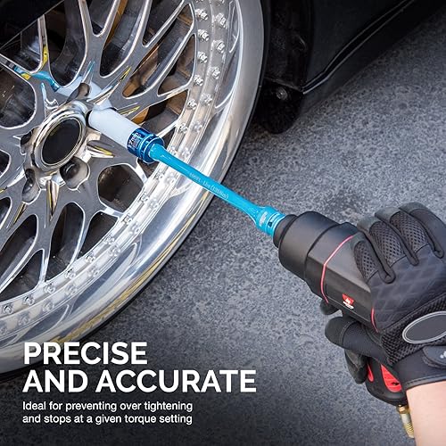 Neiko 02453A Torque Limiting Extension Bar and Deep Impact Metric - Main Image