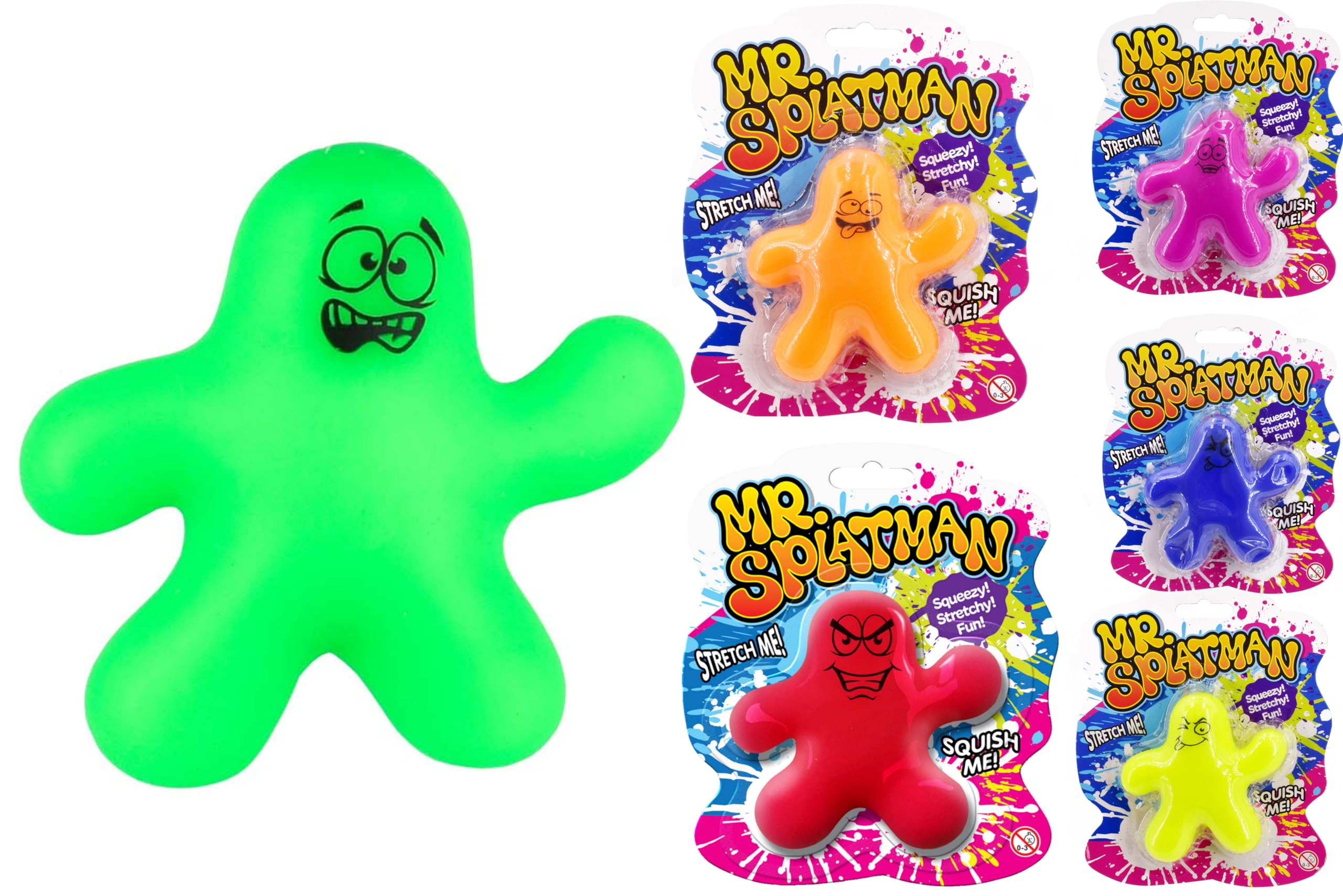 Mr Splatman Squishy Toy (One at Random)