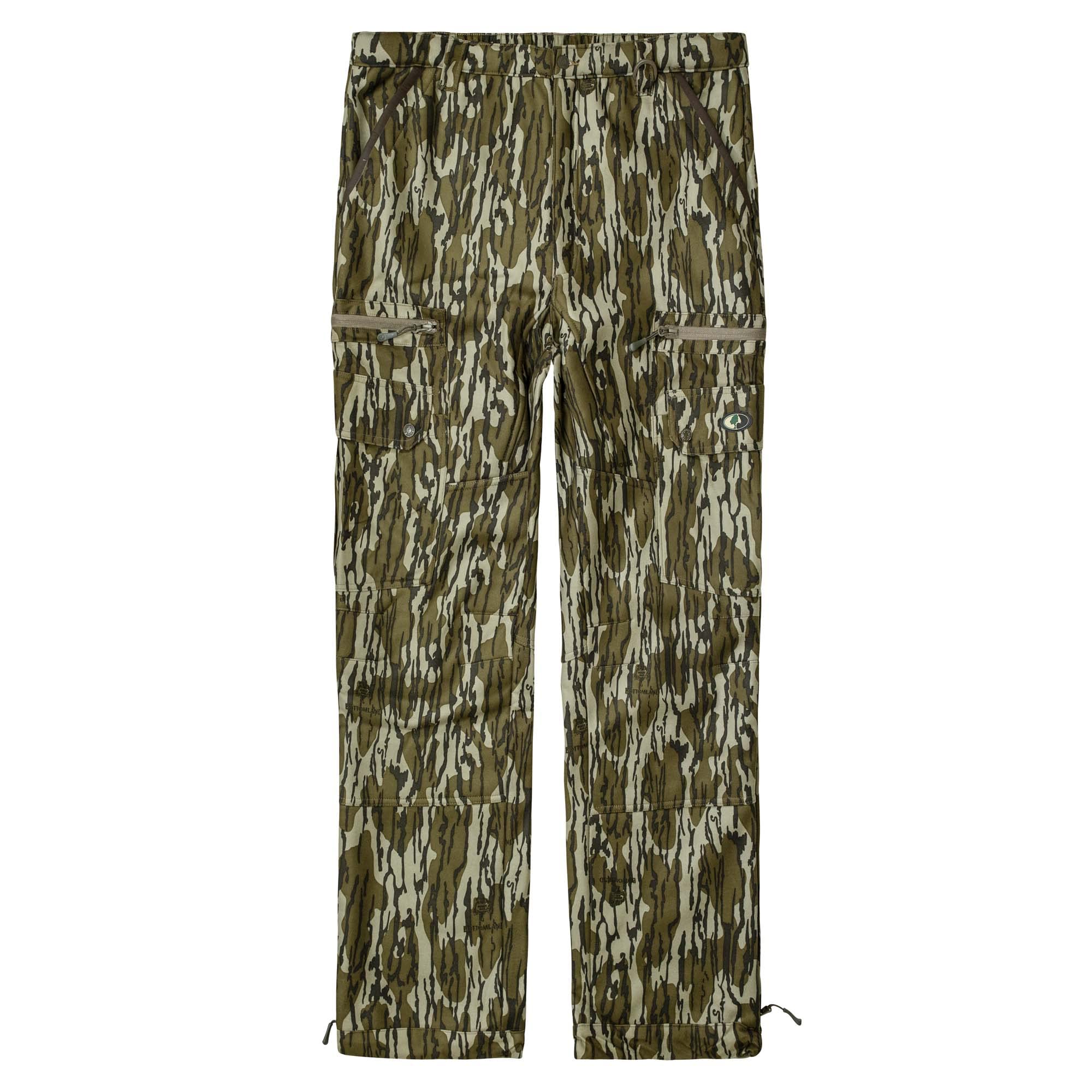 Mossy Oak Sherpa Fleece Lined Camo Hunting Pants for Men Image