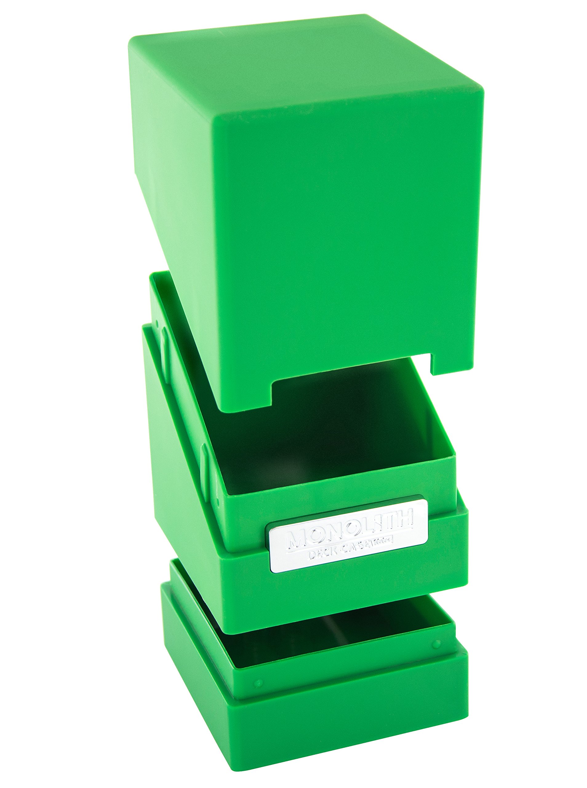 Ultimate Guard Standard Size 100 Plus Monolith Deck Case (Green)