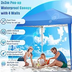 COBIZI Canopy 10x10 Pop Up Canopy Tent Party Tents