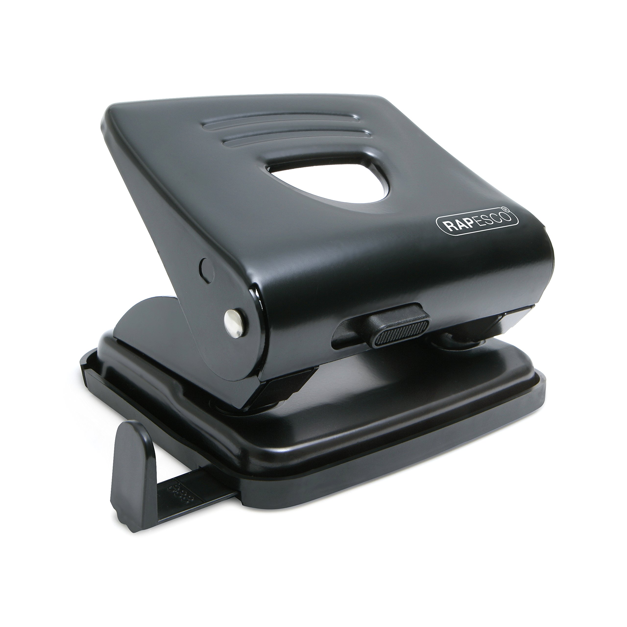 Rapesco 1030 825 2-Hole Metal Punch, 25 Sheet Capacity, Black — image 1