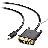 Cable Matters Mini DisplayPort (Thunderbolt&trade; 2 Port Compatible) to DVI Cable in Black 6 Feet