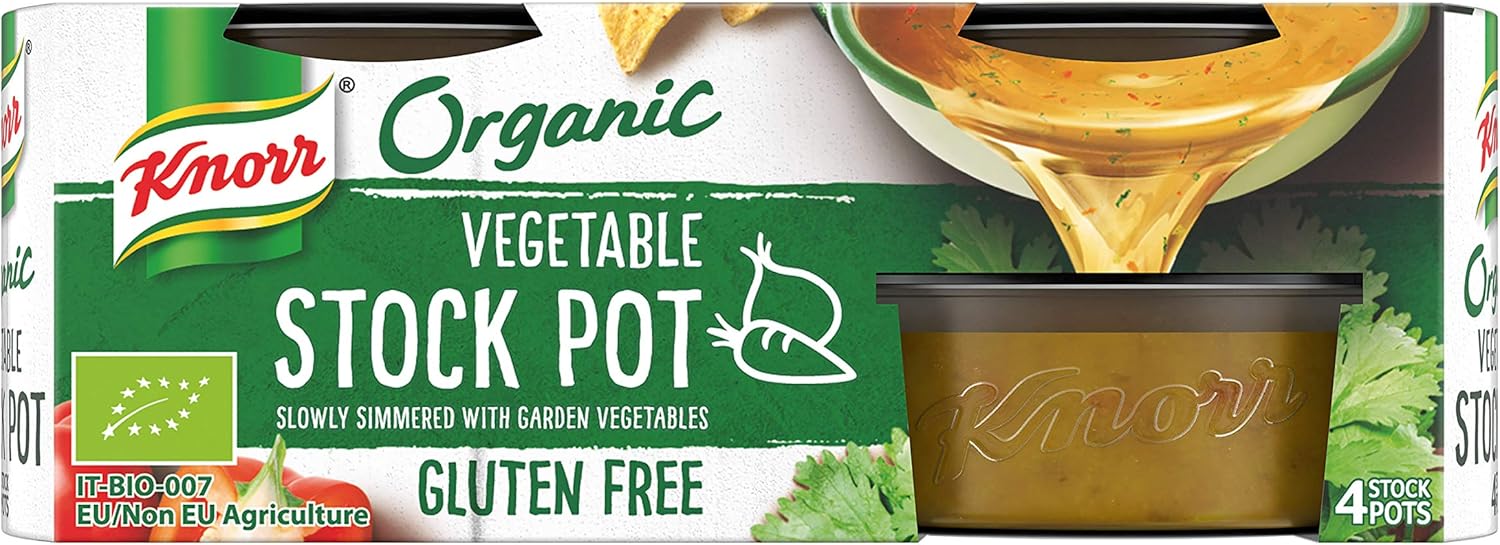 Knorr Organic Vegetable Stock Pot, 104 g Amazon.co.uk Grocery