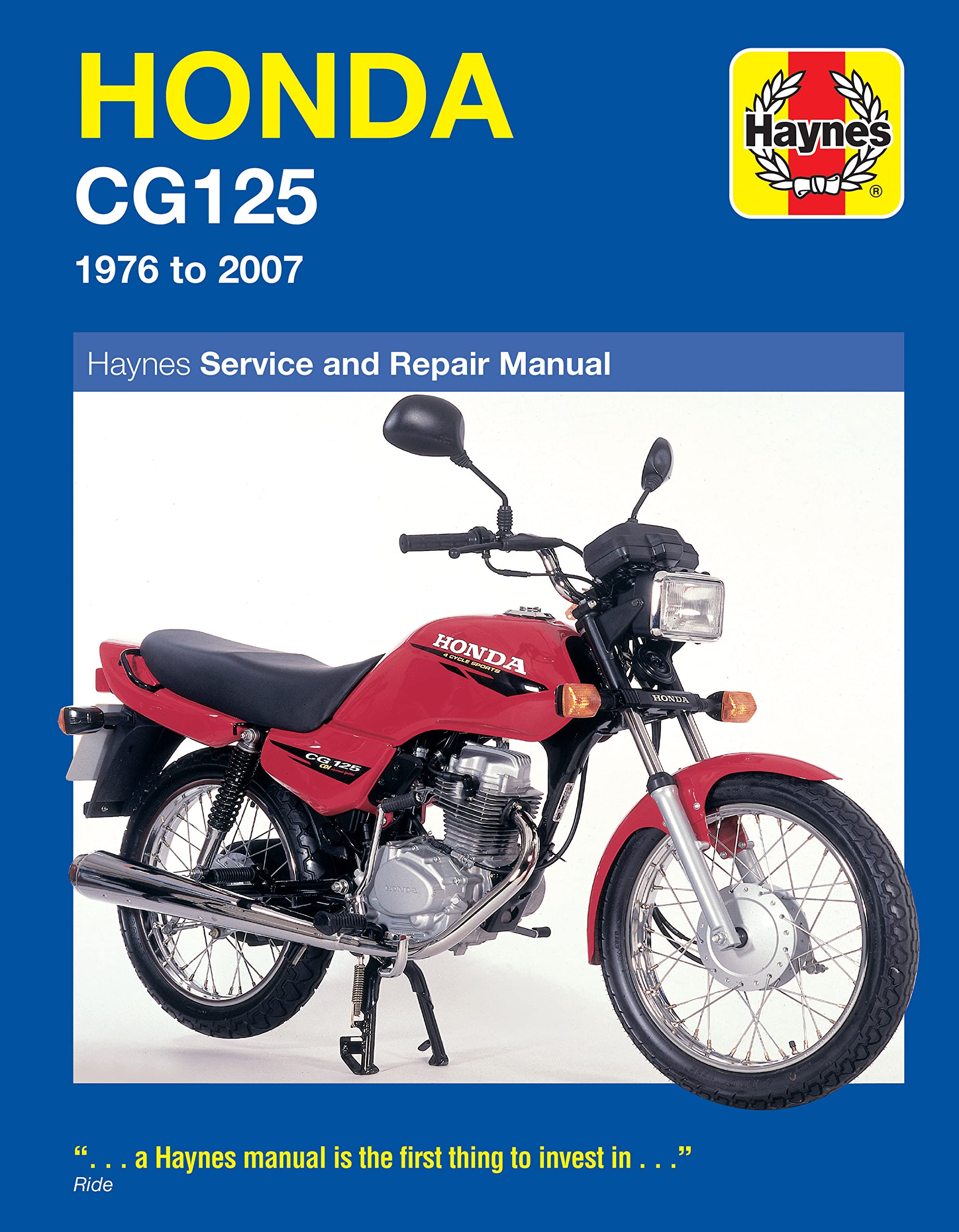 Haynes Honda CG125 (76-07) Repair Manual
