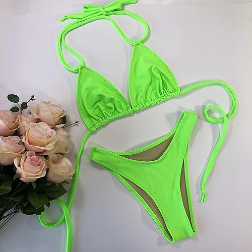 lime green bikini bottoms