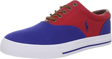 polo ralph lauren men's vaughn saddle fashion sneaker