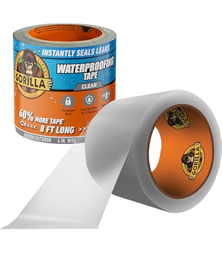 Flex Tape Mini – White, 4" X 25' Rubberized Waterproof Tape – Patch, Seal, Bond & Stop Leaks Instantly Indoors & Outdoors