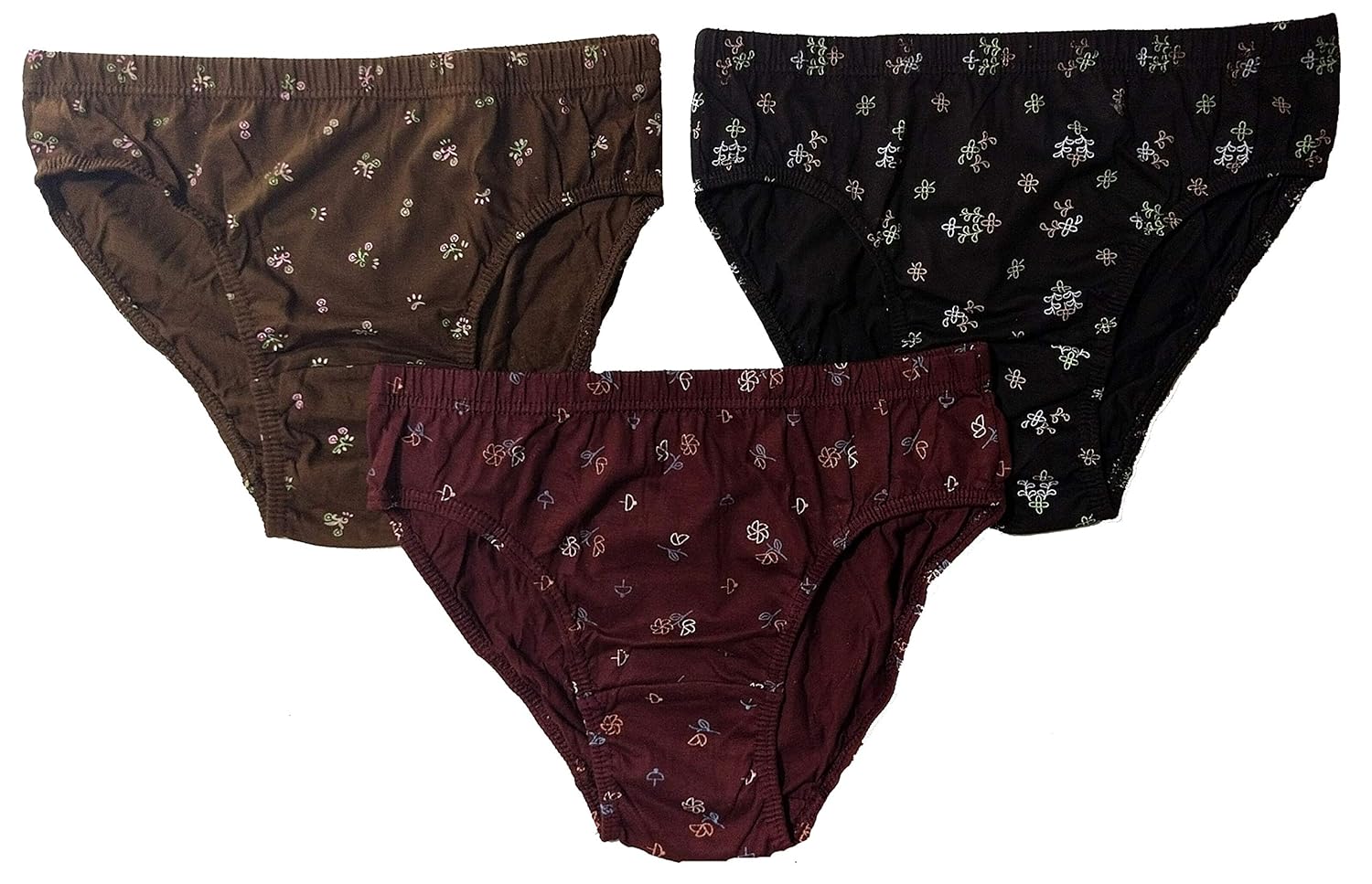 Buy Ladies Panties Briefs Underwear 100 Pure Cotton Print Innerwear