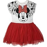 Disney Minnie Mouse Mickey Mouse Rainbow Tulle Dress Toddler to Big Kid