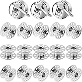 WILLBOND 3 Pcs Bobbin Case 15 Pcs Sewing Machine Bobbins and Shuttle Holder | Stainless Steel, No Scratch Surface, Anti Tangle Thread, Multi Machine Use, Suitable for Front Loading 15 Class Apparatus