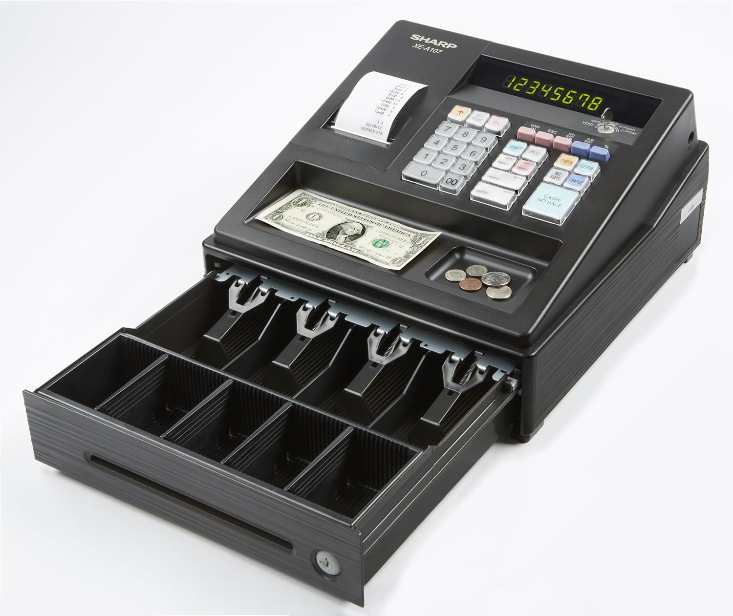 Amazon.com : Sharp XEA107 Entry Level Cash Register with LED Display :  Electronics