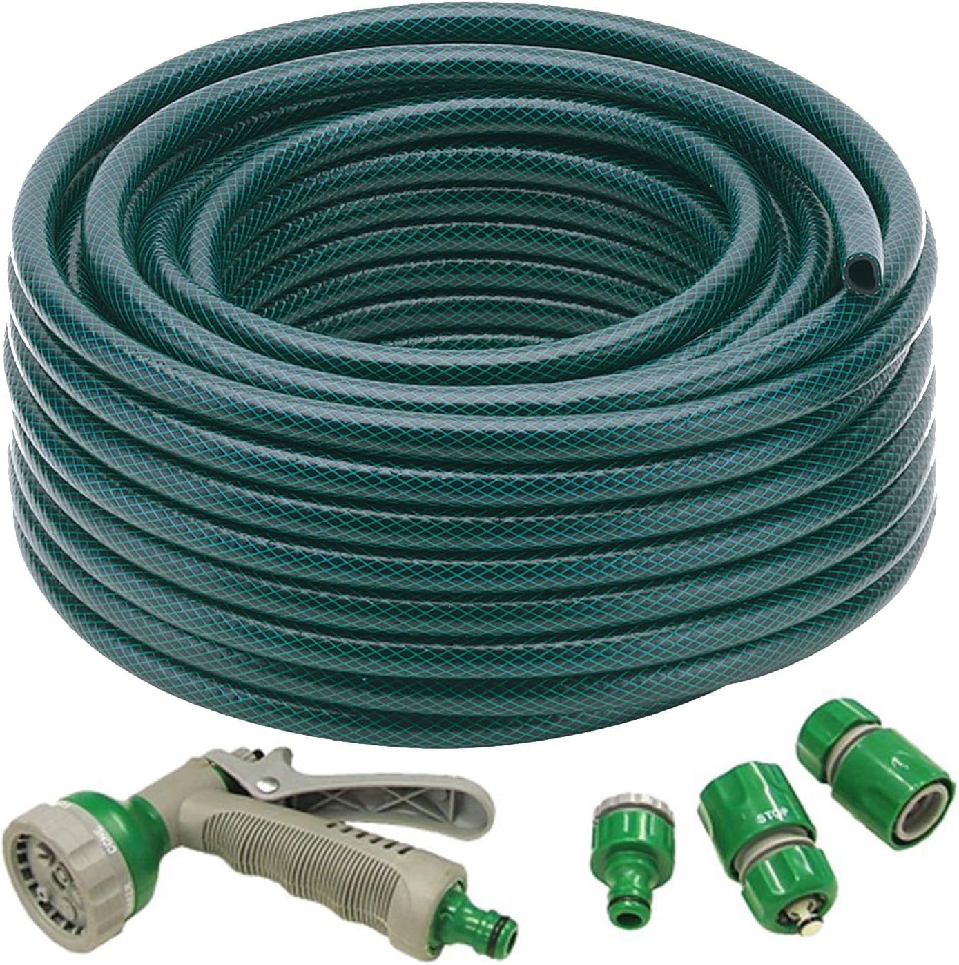 30M METRE GARDEN HOSE PIPE REEL REINFORCED TOUGH 30 METRE OUTDOOR