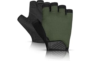 SAGA SPORTS Kids Cycling Gloves, Half Fingerless Anti-Slip Kids Bike Gloves for Boys & Girls