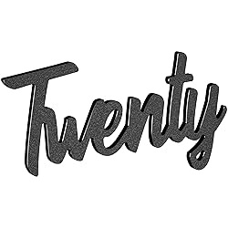 LUCK HOUSE Cursive House Numbers for Outside – 6