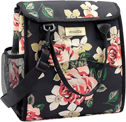 Esafio12l Sac Isotherme Repas Lunch Box Isotherme Bag Boite Repas Sac Isotherme Bureau Sac A Lunch Office Meal Pour Homme Femme Enfant Bandouliere Amovible Amazon Fr Cuisine Maison