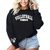 Custom Volleyball Mom Shirt, Volleyball Mom Sweatshirt, Personalized Volleyball Mama Shirts for Women, Gift for Volley ball Lover, Game Day Sweater Multi
