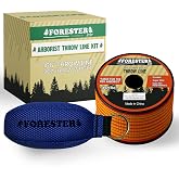 FORESTER Arborist Throw Line Kit | Throw Weight &amp; 166ft Rope | Ultra Slick 100% Polyester Rope | Arborist Equipment for Tree Climbing