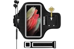RUNBACH Armband for Samsung Galaxy S24 Ultra/S23 Ultra/S22 Ultra/S21+ 5G/S21 Ultra/S20 Ultra/Note 20 Ultra,Galaxy F62/M62/M51