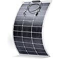 100W 12V Flexible Solar Panel - 9BB Monocrystalline Semi-Flexible For RV Boat Van Uneven Surfaces