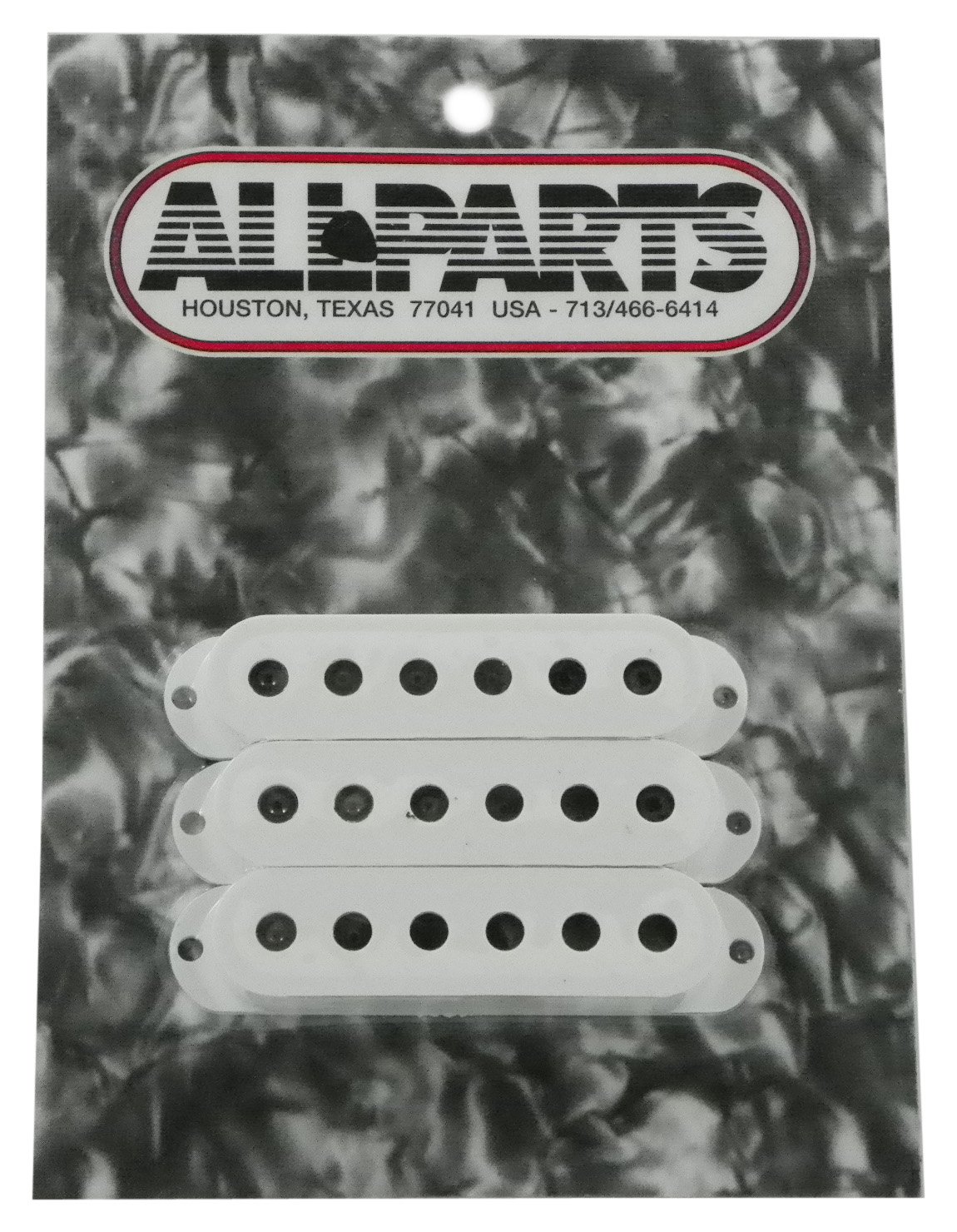 All Parts PC 0406-025 White Pickup Cover Set for Strat