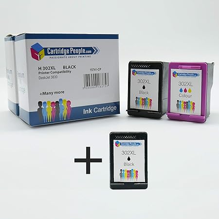 cartridge hp 302 xl black