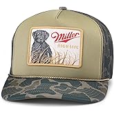 AMERICAN NEEDLE Miller High Life Beer Patch Unisex Adjustable Snapback Baseball Hat